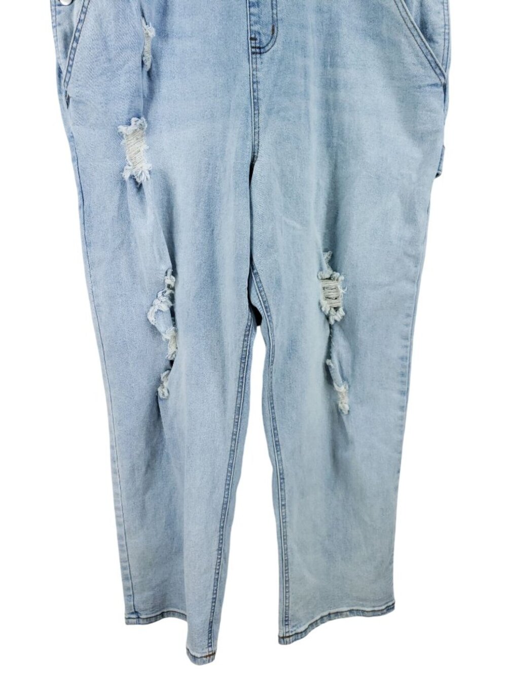 NoBo Overalls Juniors Size XXXL/21 Destroyed Stretch - Picture 4 of 8